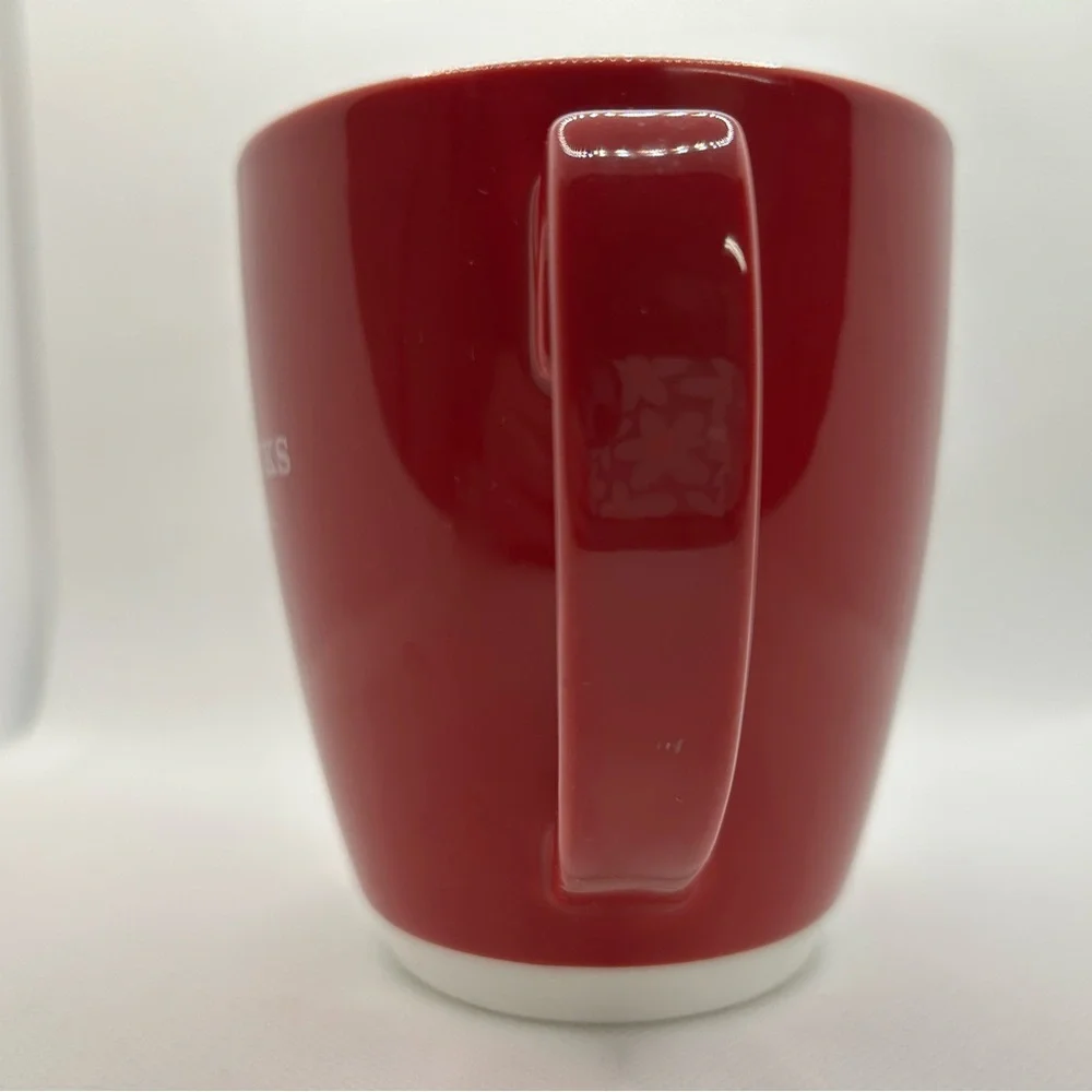 Starbucks 2007 Bold Red Mug with Logo - Picture 4 of 6